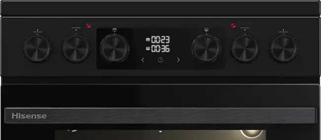 Hisense Hi6 Max HDCEC5C10B 50cm Double Oven Electric Cooker with Ceramic Hob – Black | Brand New & Boxed - Image 9