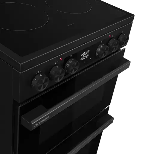 Hisense Hi6 Max HDCEC5C10B 50cm Double Oven Electric Cooker with Ceramic Hob – Black | Brand New & Boxed - Image 8