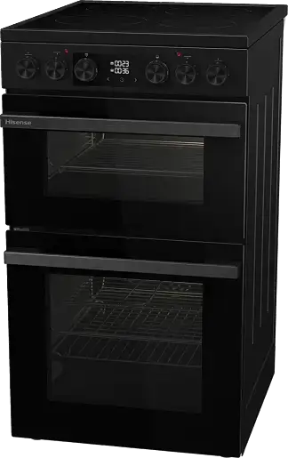 Hisense Hi6 Max HDCEC5C10B 50cm Double Oven Electric Cooker with Ceramic Hob – Black | Brand New & Boxed - Image 6