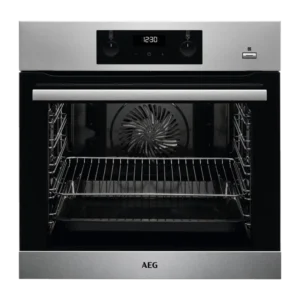 AEG BES355010M 6000 SteamBake 71L Built-In Single Oven – Stainless Steel | New Graded & Boxed