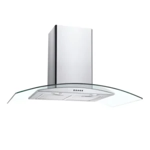 Candy CGM90NX1 90cm Curved Glass Chimney Cooker Hood – Stainless Steel | Brand New & Boxed